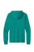 Port & Company PC54H Mens Core Cotton Long Sleeve Hooded T-Shirt Hoodie Jade Green Flat Back
