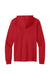 Port & Company PC54H Mens Core Cotton Long Sleeve Hooded T-Shirt Hoodie Red Flat Back