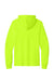 Port & Company PC54H Mens Core Cotton Long Sleeve Hooded T-Shirt Hoodie Safety Green Flat Back