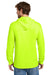 Port & Company PC54H Mens Core Cotton Long Sleeve Hooded T-Shirt Hoodie Safety Green Model Back