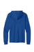 Port & Company PC54H Mens Core Cotton Long Sleeve Hooded T-Shirt Hoodie True Royal Blue Flat Back