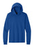 Port & Company PC54H Mens Core Cotton Long Sleeve Hooded T-Shirt Hoodie True Royal Blue Flat Front