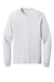 Port & Company PC54LS Mens Core Long Sleeve Crewneck T-Shirt Ash Grey Flat Front