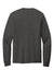 Port & Company PC54LS Mens Core Long Sleeve Crewneck T-Shirt Heather Dark Grey Flat Back