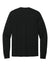 Port & Company PC54LS Mens Core Long Sleeve Crewneck T-Shirt Jet Black Flat Back