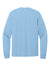 Port & Company PC54LS Mens Core Long Sleeve Crewneck T-Shirt Light Blue Flat Back