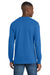 Port & Company PC54LS Mens Core Long Sleeve Crewneck T-Shirt Royal Blue Model Back