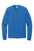 Port & Company PC54LS Mens Core Long Sleeve Crewneck T-Shirt Royal Blue Flat Front