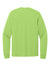 Port & Company PC54LS Mens Core Long Sleeve Crewneck T-Shirt Lime Green Flat Back