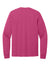Port & Company PC54LS Mens Core Long Sleeve Crewneck T-Shirt Sangria Pink Flat Back