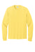 Port & Company PC54LS Mens Core Long Sleeve Crewneck T-Shirt Yellow Flat Front