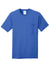 Port & Company PC54P Mens Core Short Sleeve Crewneck T-Shirt w/ Pocket Royal Blue Flat Front