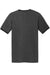 Port & Company PC54R Mens Core Ringer Short Sleeve Crewneck T-Shirt Heather Dark Grey/Jet Black Flat Back