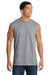 Port & Company PC54SL Mens Core Tank Top Heather Grey Model Front