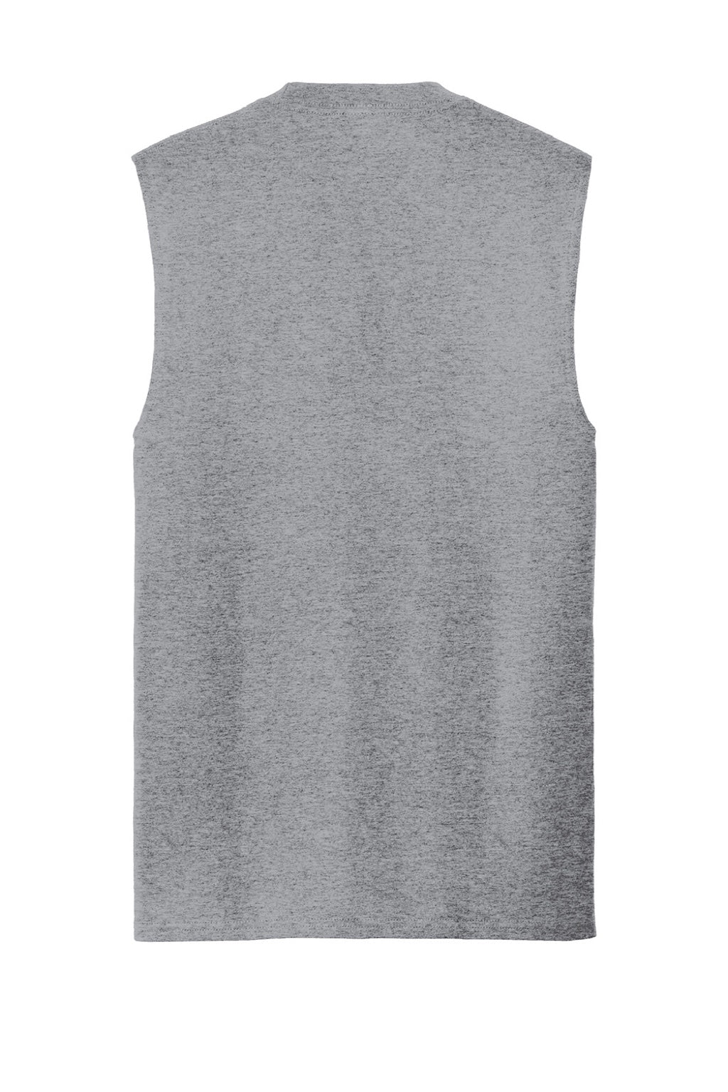 Port & Company PC54SL Mens Core Tank Top Heather Grey Flat Back