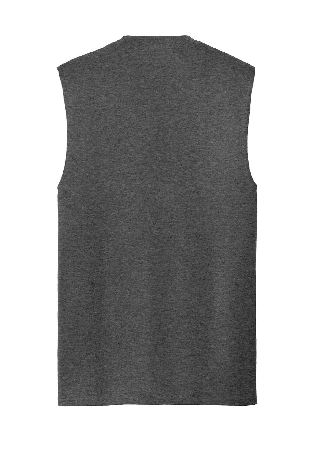 Port & Company PC54SL Mens Core Tank Top Heather Dark Grey Flat Back