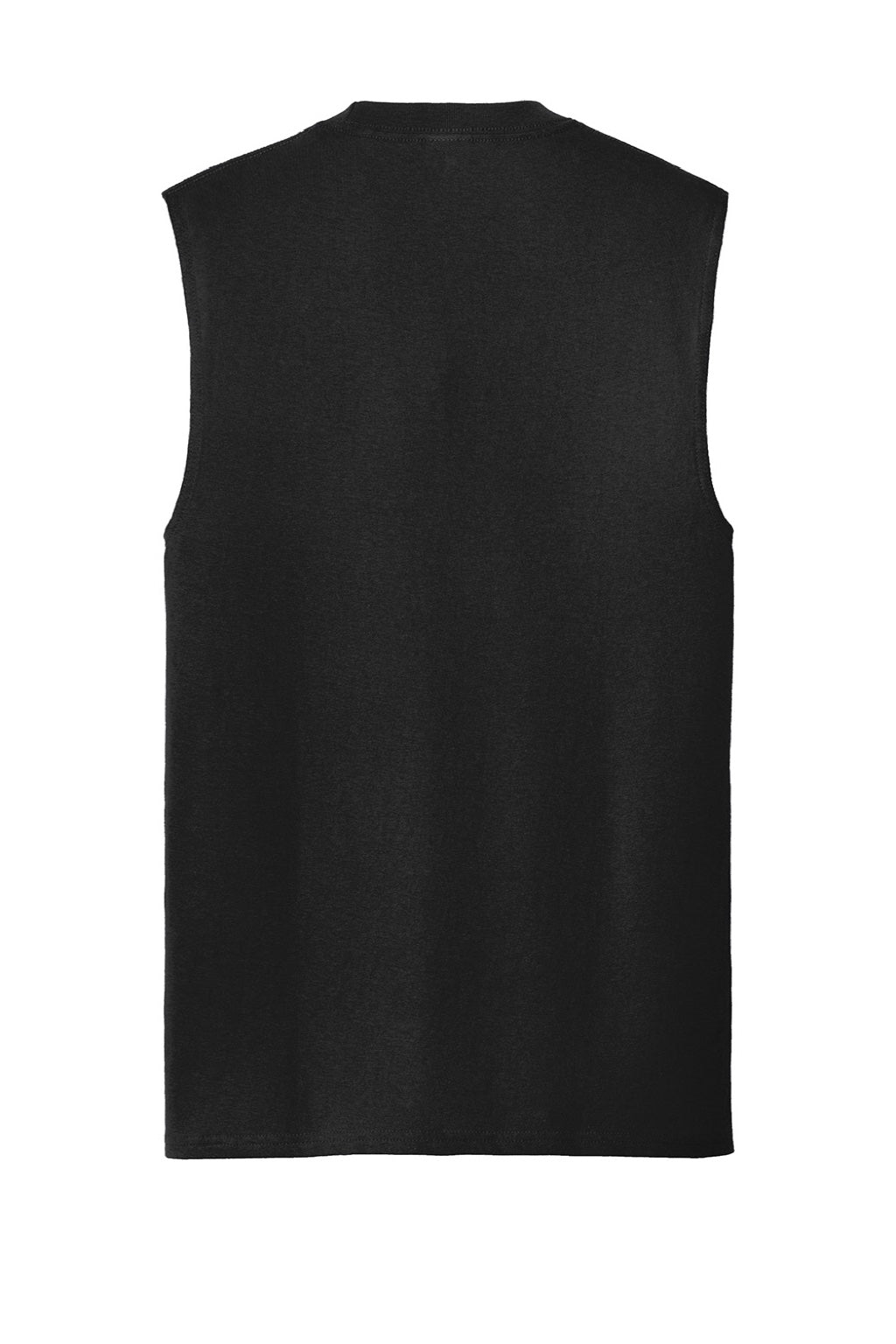 Port & Company PC54SL Mens Core Tank Top Jet Black Flat Back