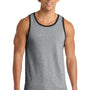 Port & Company Mens Core Tank Top - Heather Grey/Jet Black