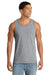 Port & Company PC54TT Mens Core Tank Top Heather Grey Model Front