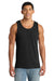 Port & Company PC54TT Mens Core Tank Top Jet Black Model Front