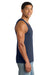 Port & Company PC54TT Mens Core Tank Top Navy Blue Model Side
