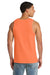 Port & Company PC54TT Mens Core Tank Top Neon Orange Model Back