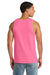 Port & Company PC54TT Mens Core Tank Top Neon Pink Model Back