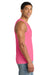 Port & Company PC54TT Mens Core Tank Top Neon Pink Model Side