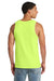 Port & Company PC54TT Mens Core Tank Top Neon Yellow Model Back