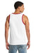 Port & Company PC54TT Mens Core Tank Top White/Red Model Back