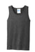 Port & Company PC54TT Mens Core Tank Top Heather Dark Grey Flat Front