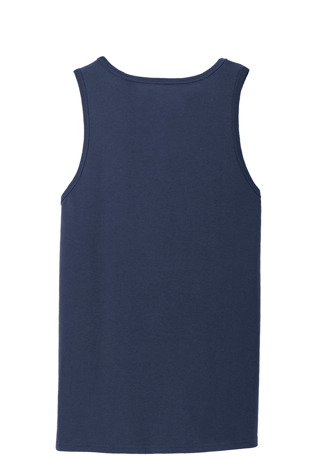Port & Company PC54TT Mens Core Tank Top Navy Blue Flat Back