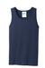 Port & Company PC54TT Mens Core Tank Top Navy Blue Flat Front