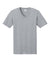 Port & Company PC54V Mens Core Short Sleeve V-Neck T-Shirt Heather Grey Flat Front