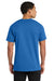 Port & Company PC54V Mens Core Short Sleeve V-Neck T-Shirt Royal Blue Model Back