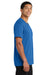 Port & Company PC54V Mens Core Short Sleeve V-Neck T-Shirt Royal Blue Model Side
