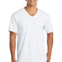 Port & Company Mens Core Short Sleeve V-Neck T-Shirt - White