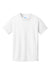 Port & Company PC54Y Youth Core Short Sleeve Crewneck T-Shirt White Flat Front