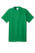 Port & Company PC54/PC54T Mens Core Short Sleeve Crewneck T-Shirt Athletic Kelly Green Flat Front