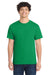 Port & Company PC54/PC54T Mens Core Short Sleeve Crewneck T-Shirt Athletic Kelly Green Model Front