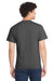 Port & Company PC54/PC54T Mens Core Short Sleeve Crewneck T-Shirt Heather Black Model Back