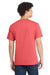 Port & Company PC54/PC54T Mens Core Short Sleeve Crewneck T-Shirt Coral Model Back