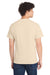 Port & Company PC54/PC54T Mens Core Short Sleeve Crewneck T-Shirt Cream Model Back