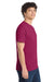 Port & Company PC54/PC54T Mens Core Short Sleeve Crewneck T-Shirt Flush Pink Model Side