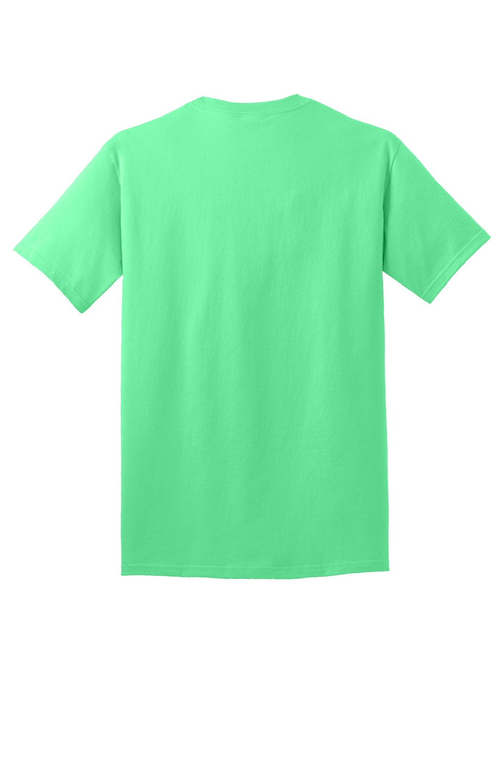 Port & Company PC54/PC54T Mens Core Short Sleeve Crewneck T-Shirt Jadeite Green Flat Back