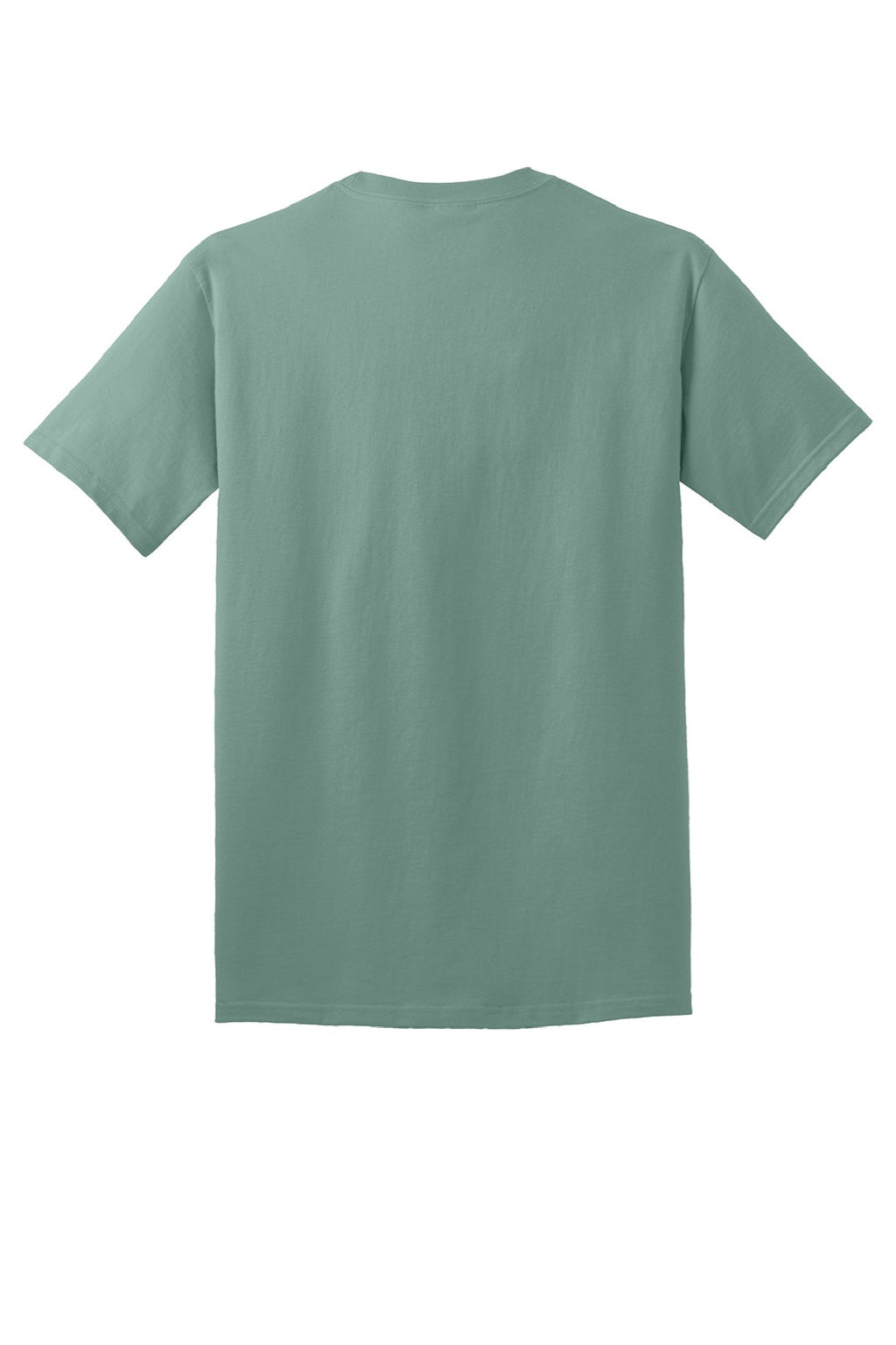 Port & Company PC54/PC54T Mens Core Short Sleeve Crewneck T-Shirt Laurel Green Flat Back