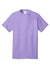 Port & Company PC54/PC54T Mens Core Short Sleeve Crewneck T-Shirt Lavender Purple Flat Front