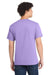 Port & Company PC54/PC54T Mens Core Short Sleeve Crewneck T-Shirt Lavender Purple Model Back