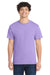 Port & Company PC54/PC54T Mens Core Short Sleeve Crewneck T-Shirt Lavender Purple Model Front