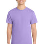 Port & Company Mens Core Short Sleeve Crewneck T-Shirt - Lavender Purple - NEW